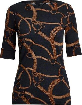 Ralph Lauren Mujer, Camisetas, Negro, Talla: M