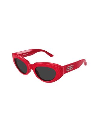 Balenciaga Bb 0236 - Red Sunglasses