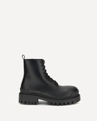 Balenciaga Strike Lace-Up Boots Male 45