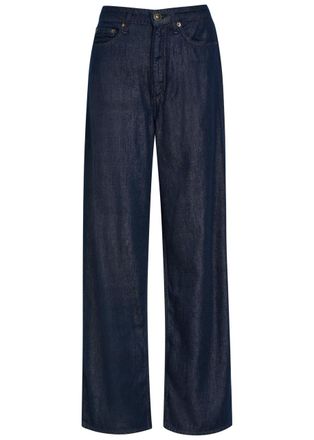 Rag & Bone Rag & Bone Logan Wide-leg Jeans - Navy - 27 (W27 / UK8-10 / S)