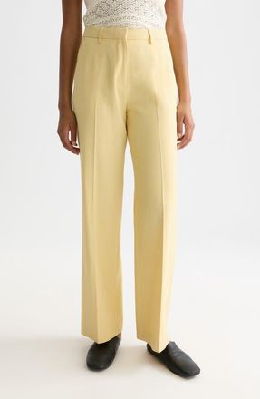 Scotch & Soda Edie High Waist Wide Leg Pants in Parsnip at Nordstrom, Size 24 30