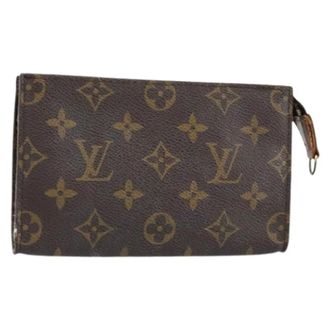 Louis Vuitton Pre-owned Clutches, female, Brown, Size: ONE SIZE Pre-owned Canvas Clutch