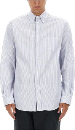 Bally Overhemden - Heren - Zakelijke Overhemden - Blauw - S - Katoen - Overhemden