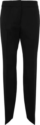 Jil Sander Slim Tailored Pant Slightly Low Waist - Dames - Wijde Broeken - Zwart - S - Wol - Broeken