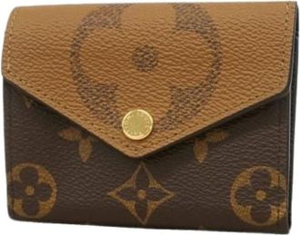 Louis Vuitton Pre-owned Vintage Tri-Fold Portemonnee - Dames - Vintage Accessoires - Bruin - ONE Size - Vintage