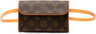 Louis Vuitton 2002 Monogram Pochette Florentine belt bag - Bruin