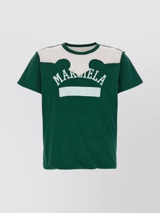 Maison Margiela graphic patchwork crew neck t-shirt