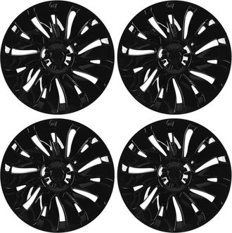 OEM Juego De 4 Tapacubos Elegantes, De Alta Protecci&oacute;n Y Resistentes A Los Ara&ntilde;azos Para Llantas De 19 Pulgadas, Embellecedores De Repuesto Para Tesla Mod