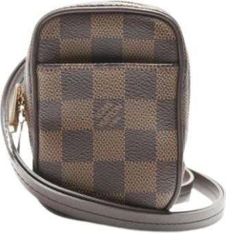 Louis Vuitton Pre-owned Cross Body Bags, female, Brown, Size: ONE SIZE Pre-owned Canvas Cross Body Bag