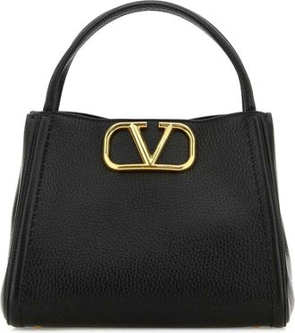 Valentino Garavani Alltime Medium Leather Handbag