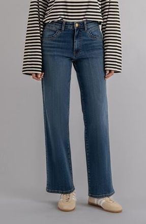 Kut from the Kloth Jodi High Waist Straight Leg Jeans in Amusement W/dar at Nordstrom Rack, Size 16P
