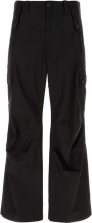 Dolce & Gabbana Zwarte Cargo Broek - Heren - Straight fit broeken - Zwart - M - Katoen - Broeken