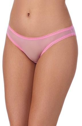 OnGossamer Mesh Bikini in Wine Berry at Nordstrom, Size Medium