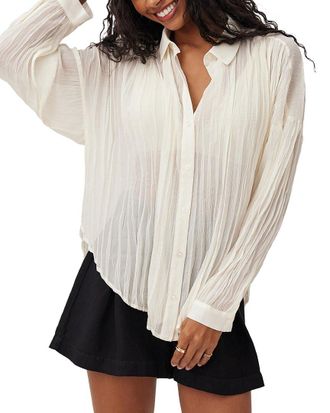 Bella Dahl Flowy Pleated Shirt