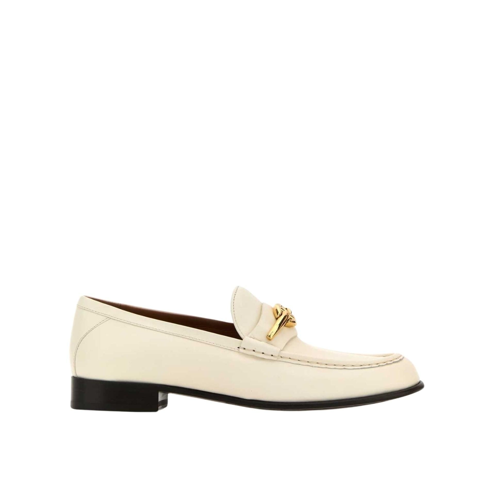Valentino Vlog Leather Slip-On, White VALENTINO GARAVANI VLogo Signature embellished leather  main image 2