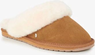 Emu Womens Jolie Suede Slippers In Chestnut