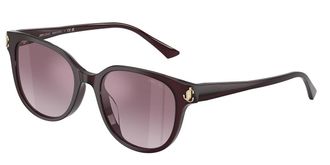 Jimmy Choo London JC5057D Asian Fit 50866X Womens Sunglasses Purple Size 55