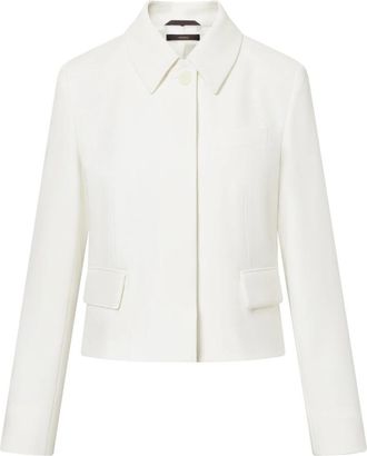 Windsor Ds 530 Stijlvolle Cameratas - Dames - Zomerjassen - Wit - S - Polyester - Jassen