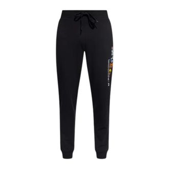 Moschino Heren, Broeken, Zwart, Maat: XL Katoen
