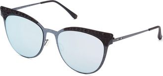 Italia Independent II 0257 009.GLT Womens Sunglasses Blue Size 54