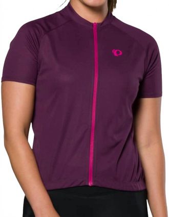 Pearl Izumi Quest Short Sleeve Jersey In Dark Violet