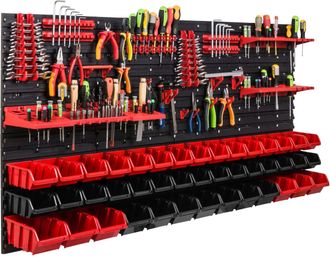 OEM Tablero De Herramientas Para Taller De 156x78 Cm + 43 Cubetas