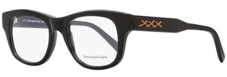 Ermenegildo Zegna 5156 Acetate Rectangle Eyeglasses - Black