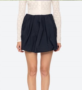 Sea New York Evelyn Mini Skirt In Navy