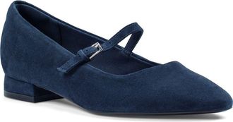 Rockport Taren Pointed Toe Flat in Dark Blue at Nordstrom, Size 9.5
