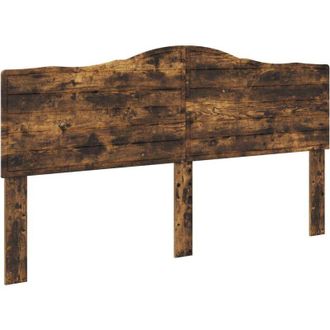 vidaXL Cabecero Roble Ahumado 180 Cm Madera Contrachapada Vidaxl