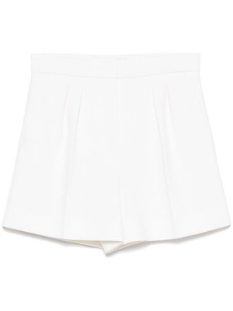 Max Mara Ivory stretch wool shorts - women - Elastane/Acetate/Virgin Wool/Elastane - 38 - White