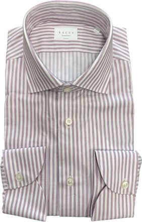 Xacus Leggera e versatile Shirt - Heren - Casual Overhemden - Paars - 2XL - Katoen - Overhemden