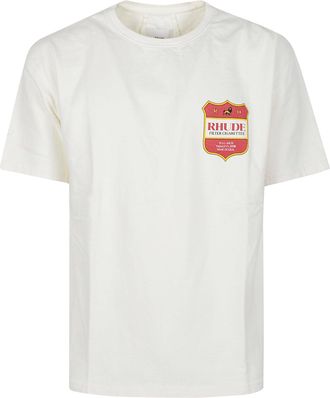 Rhude Filtaro Crest Graphic Cotton T-Shirt