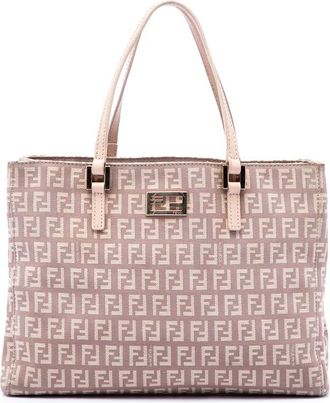 Fendi Pre-owned Fendi Small Zucchino Canvas Tote Ladies 014MFR2U823X671L