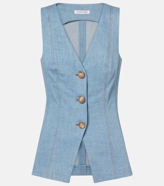 Veronica Beard Avalina denim vest