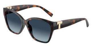 Tiffany & Co. TF4254U Polarized 84554U Womens Sunglasses Tortoiseshell Size 56