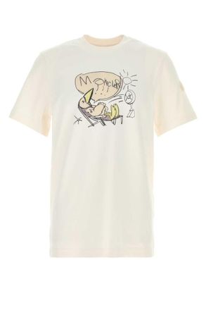 Moncler White Crew Neck T-Shirt