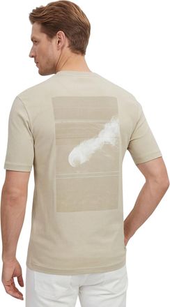 HUGO BOSS t-shirt beige Boss Green TS join grx opdruk
