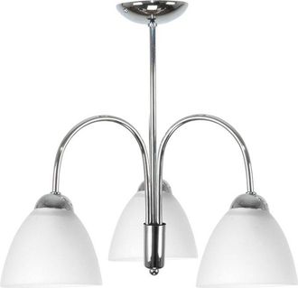 OEM L&aacute;mpara De Techo Cromada Con Pantalla Blanca, Dante 7-232