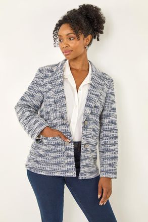 Roman Collared Boucle Jacket