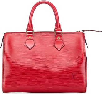 Louis Vuitton Pre-owned Womens Speedy Epi Leather Handbag - Red - One Size