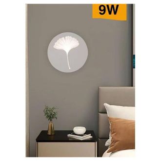 Trade Shop Trade Shop Traesio - Trade Shop - Applique Moderno Led 9 W Parete Decorativa Con Fiore 3 Temperature Luce Aq29-b3c