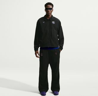 Nike Mens Nike FC Barcelona Away Kobe Soccer Woven Pants in Black | IO3429-010