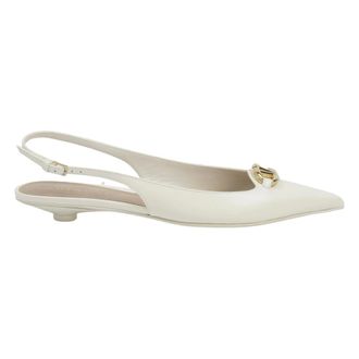 Valentino Ballerinas, female, White, Size: 10 US Slingback Ballerina