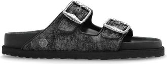 Birkenstock Arizona French Piping 1774 slides - Dames - Sandalen - Zwart - 39 EU - Schoenen