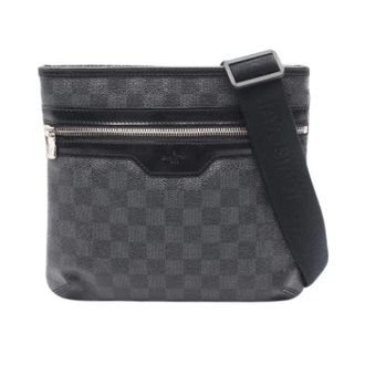 Louis Vuitton Pre-owned Thomas Damier Graphite Shoulder Bag - Heren - Pre-owned - Zwart - Maat: ONE Size Leer
