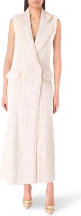 Borgo De Nor Lucienne Tweed Jacket Dress In Cream