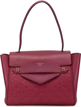 Louis Vuitton Pre-owned Shoulder Bags, female, Red, Size: ONE SIZE Pre-owned Capucines Mini Monogram Empreinte Handbag
