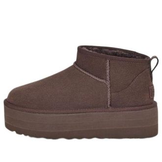 UGG (WMNS) UGG Classic Ultra Mini Platform Chocolate 1135092-CHO