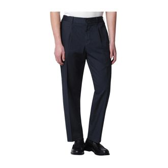 Santaniello Suit Trousers, male, Blue, Size: 3XL Irno Pleated Trousers